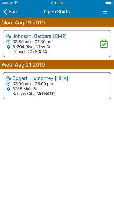App screenshot