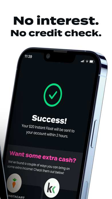 Screenshot #2 for FloatMe: Fast Cash Advance