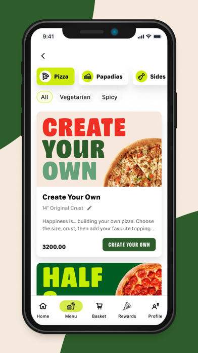 Papa Johns Pizza Guyana iPhone screenshot 2 - Food & Drink app