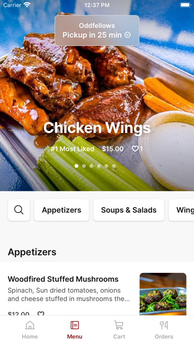 Oddfellows iPhone screenshot 2 - Food & Drink app