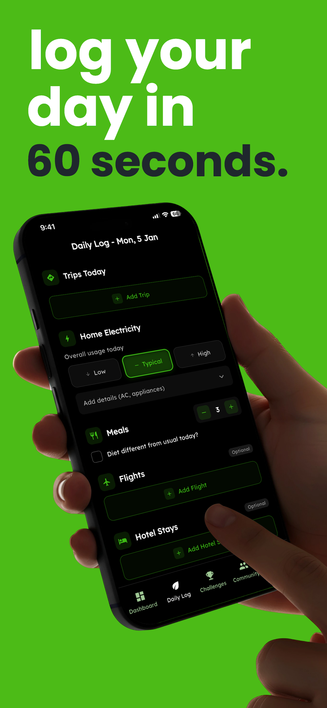 EcoCue: Track Carbon Footprint