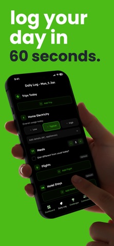 EcoCue: Track Carbon Footprint screenshot