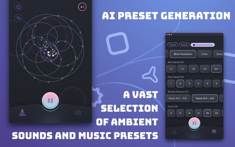 Polyrhythm - Relax Sounds iPhone screenshot
