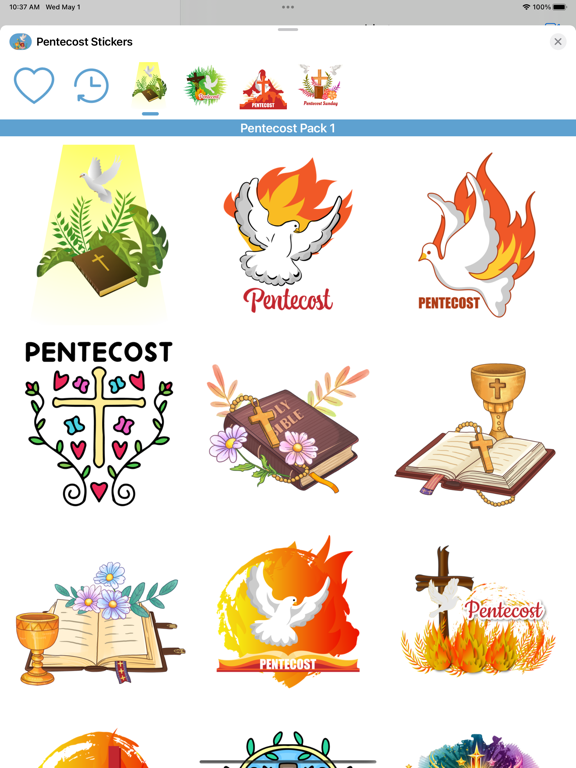 Screenshot #4 pour Pentecost iStickers