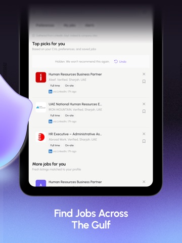 Tabbio: CV Maker & Job Search iPad screenshot 3
