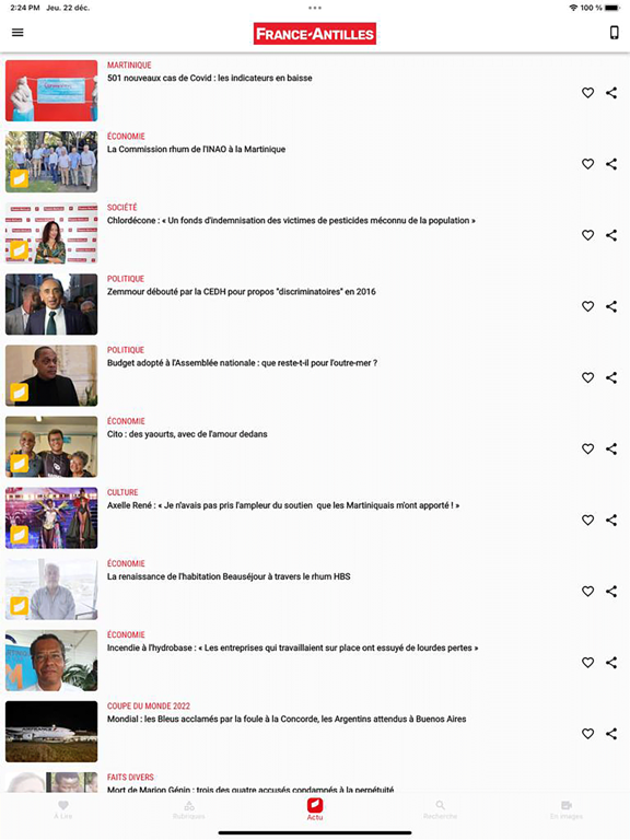 Screenshot #6 pour FA Mqe Actu