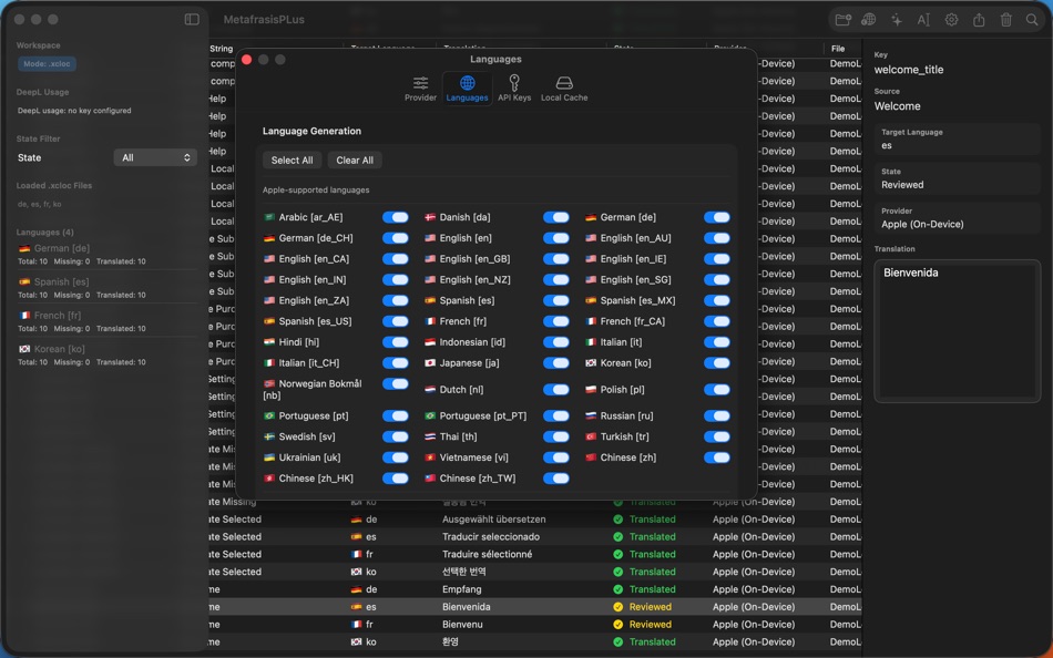 #7. MetafrasisPLus (macOS) Podle: Efthymios Tampouris