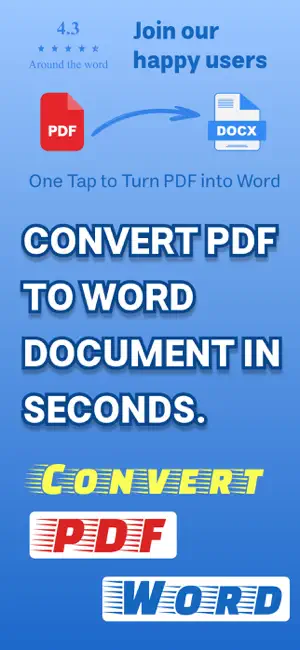 PDF Converter PDF to Word docx screenshot 1