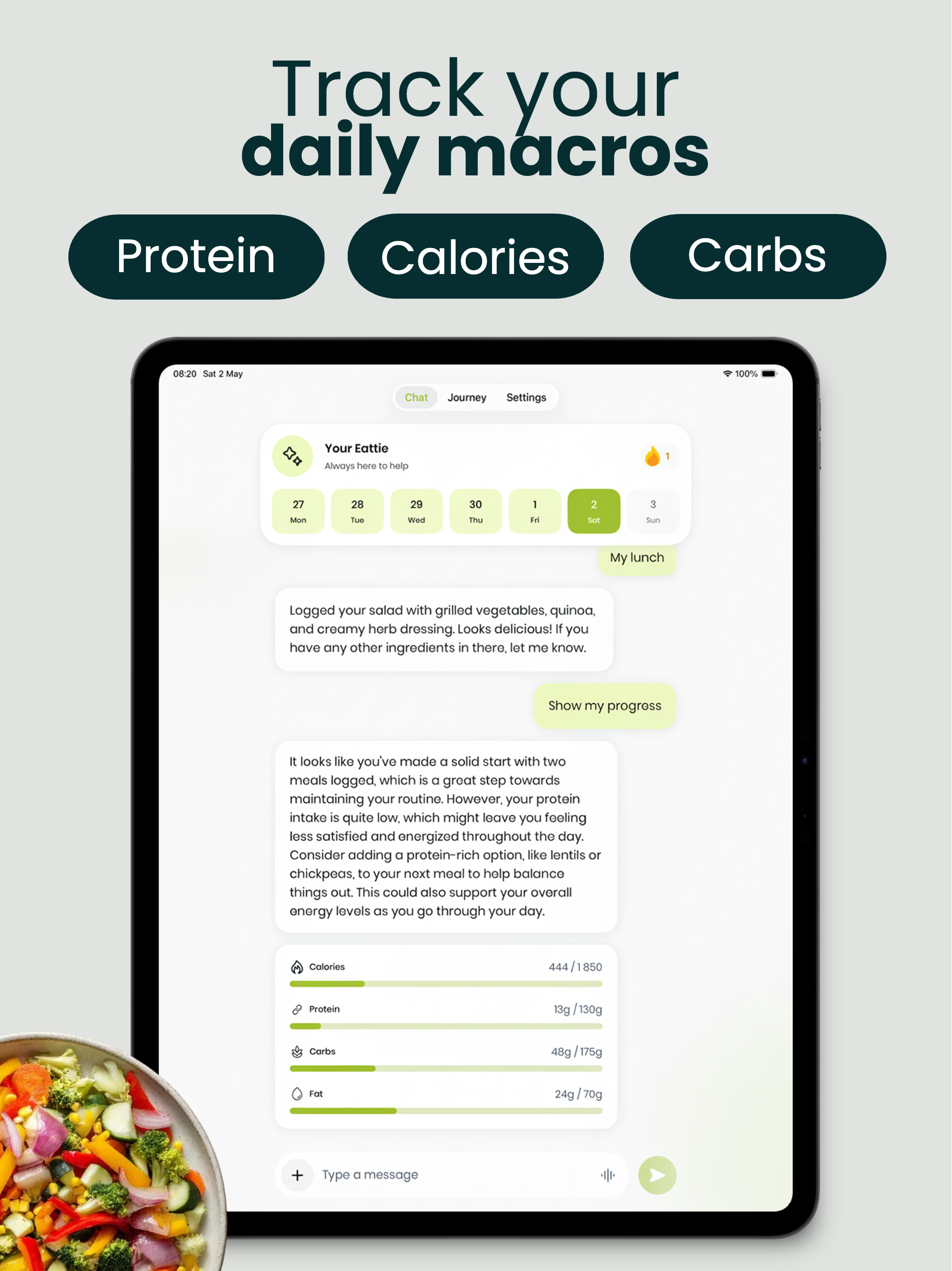 Eattie: AI Food Diary & Diet screenshot 15