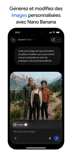 Capture d'écran de Google Gemini sur iPhone 5