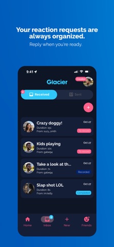 Glacier - Real Reactions screenshot