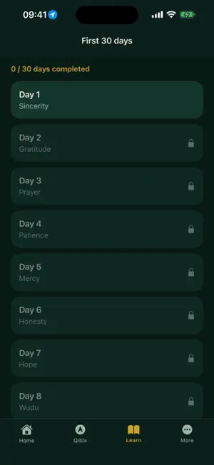 QiblaOne: Revert app screenshot 3