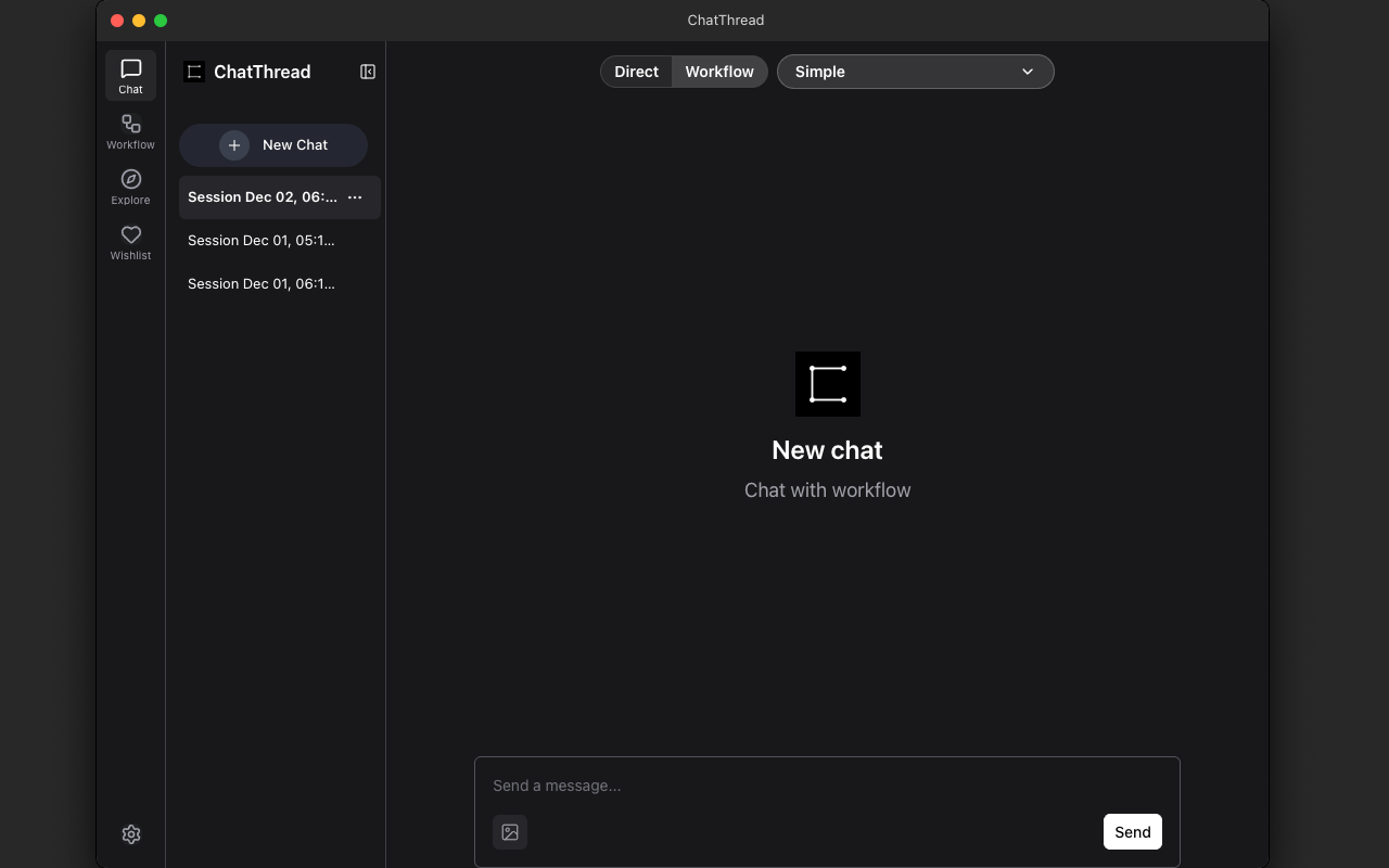 ChatThread: AI Chat & Workflow