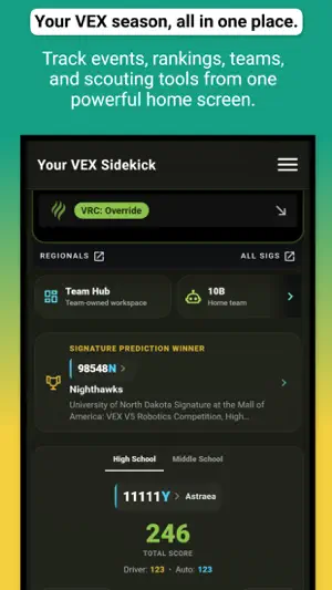Robot Stats: VEX Scouting screenshot 1