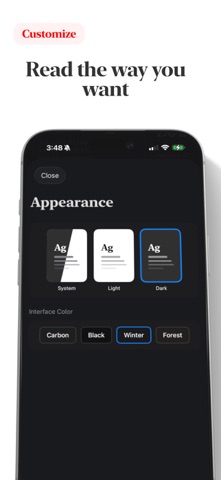 1440 Minutes: Quill Newsletter iPhone screenshot