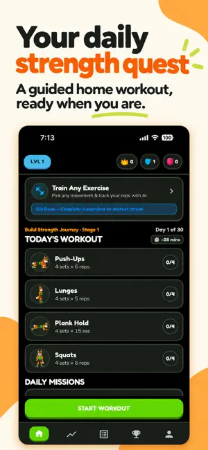 MuscleRep: AI Home Workout screenshot 3