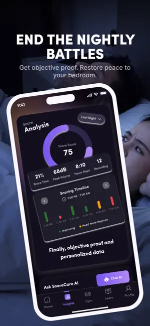 SnoreCare: Snore Tracker screenshot 1