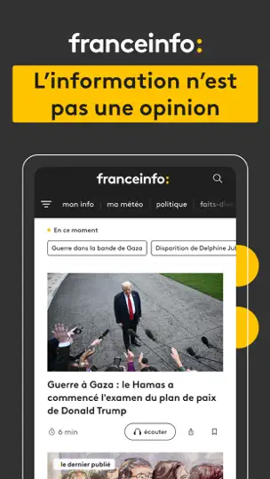 Capture d'écran de Franceinfo: L’info En Continu sur iPhone 1
