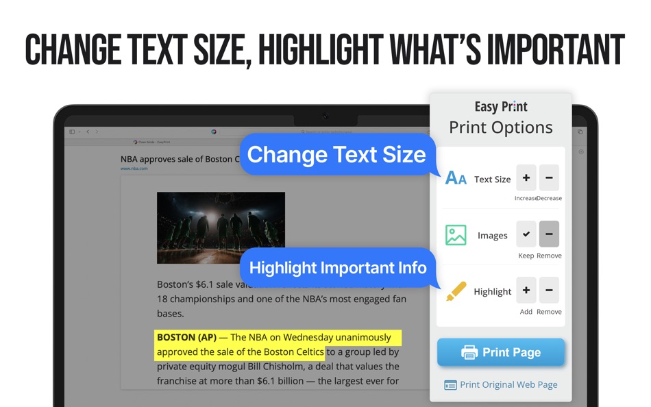 #2. Easy Print: Free Web Printer (macOS) Av: Productive Apps