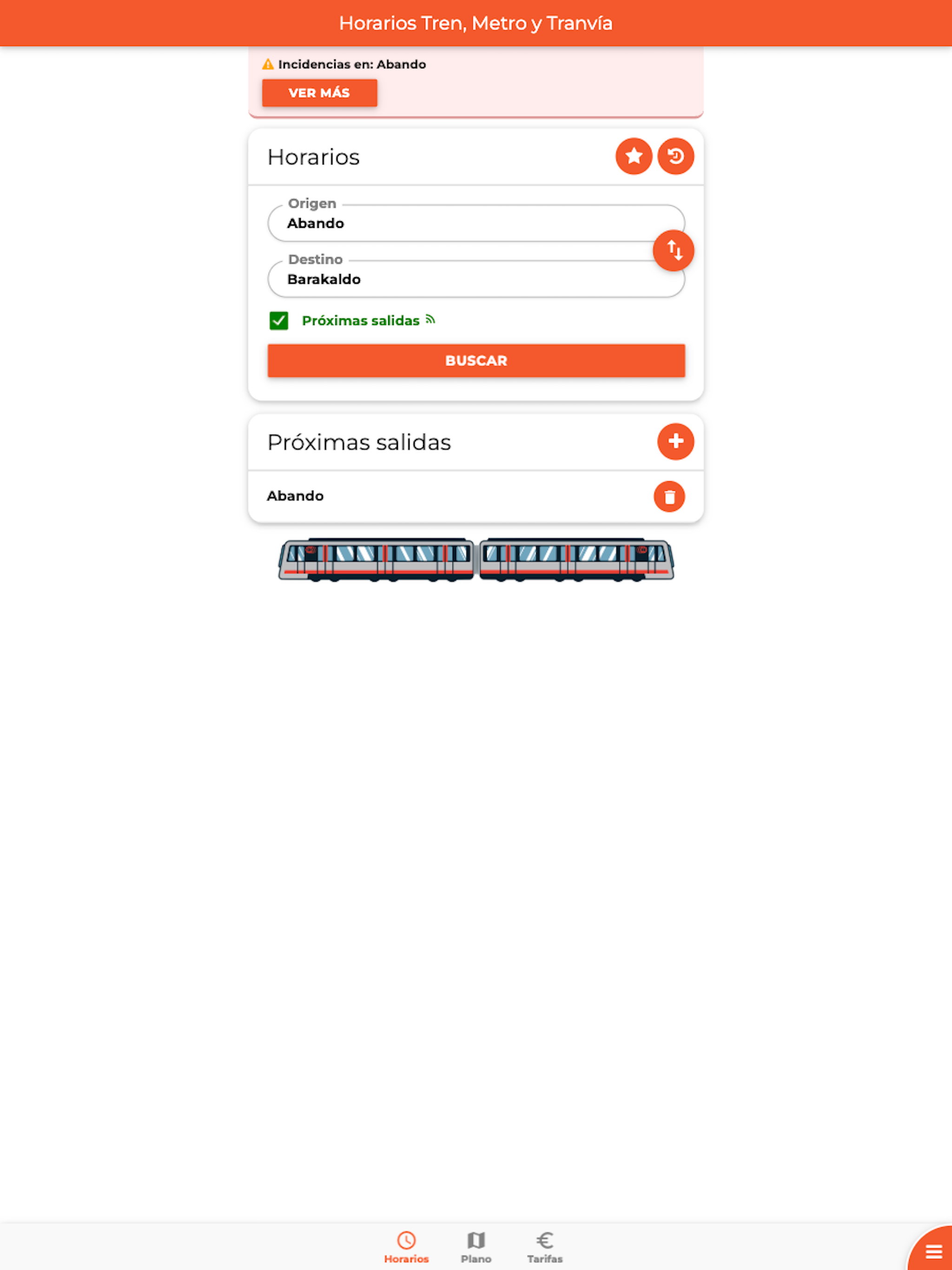 Horarios Tren, Metro y Tranvía screenshot 12