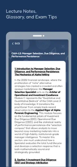 CAIA Alternative Prep: With AI iPhone Screenshot 5