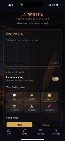 Aurora —The Singing Letter Screenshot 2 of 4