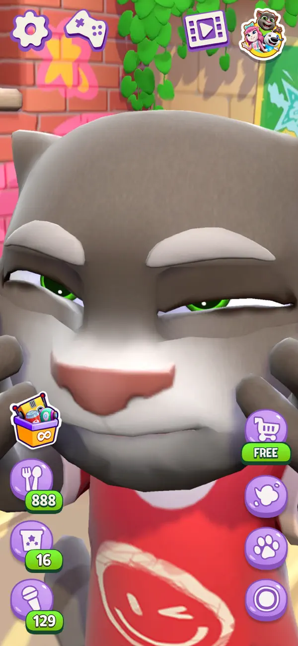 #2. Talking Tom Cat (iOS) Με: Outfit7 Limited