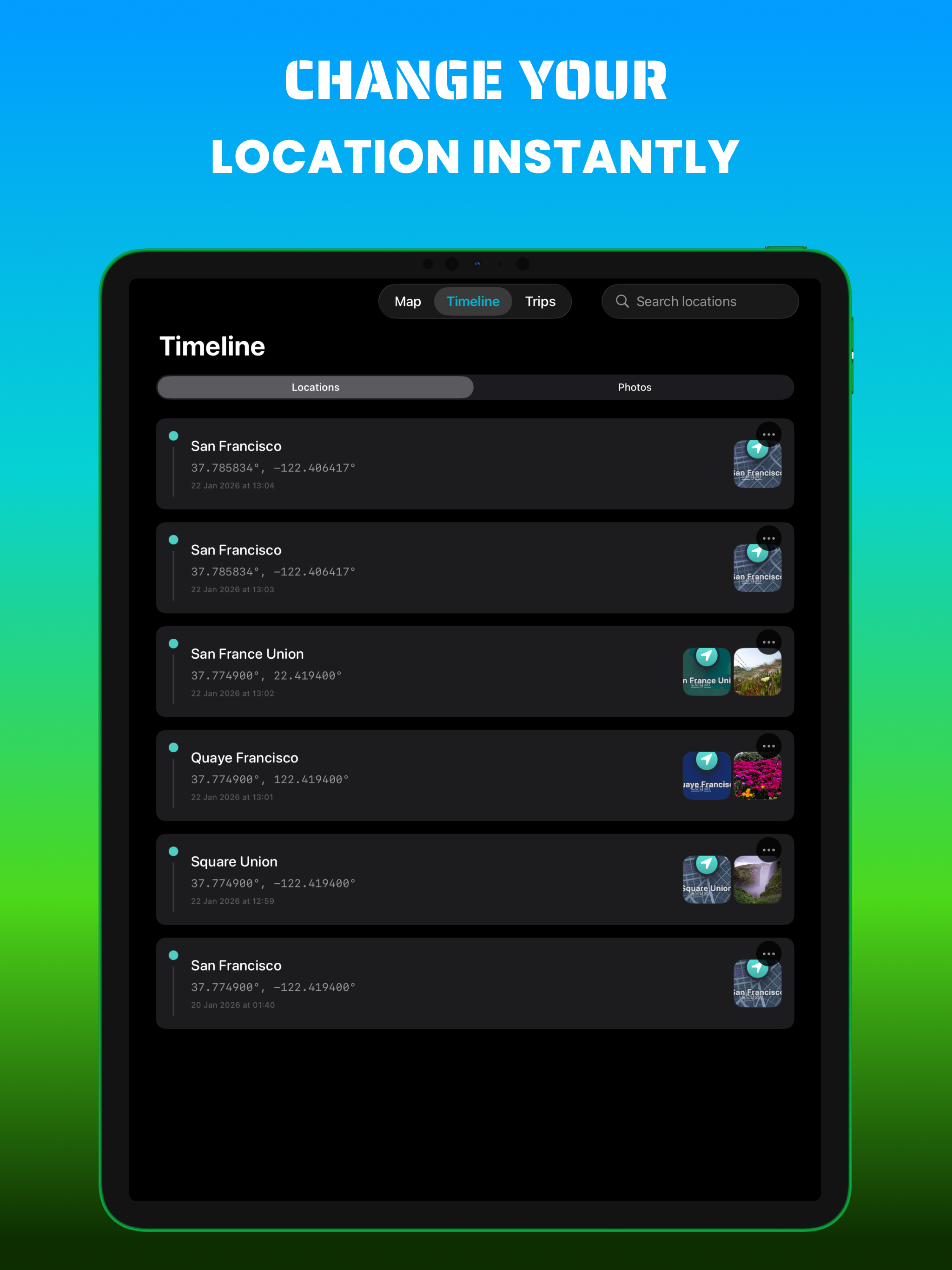 Location Changer - Loc Saver