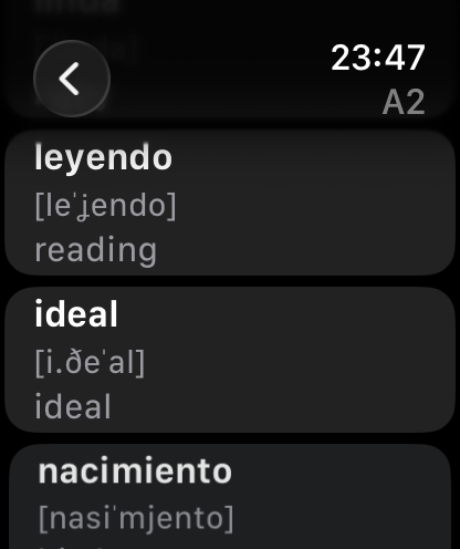 Spanish: dictionary, CEFR exam
