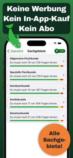 Screenshot von Fischer Lernfragen Sachsen auf dem iPhone 3
