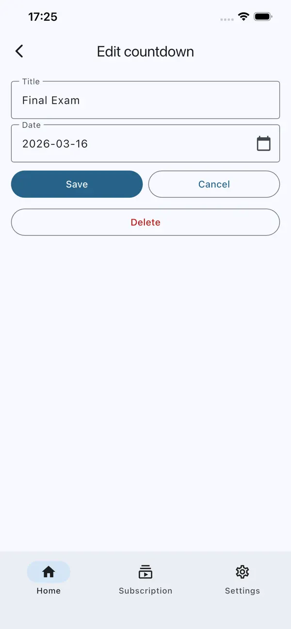 #4. Date Countdown Assistant (iOS) Podle: 玉辉 黄