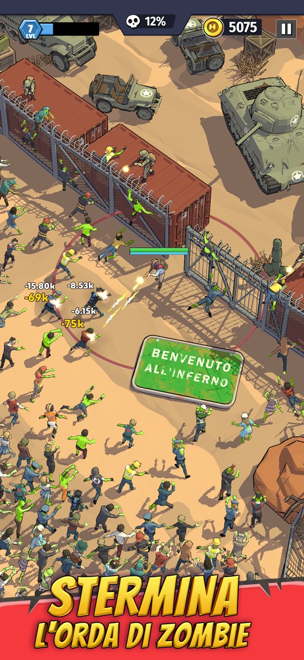 Last Hero: Top-down Shooter iOS Mod IPA screenshot 1 - iOS game interface