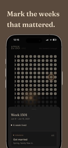 Life Calendar - StillWeeks Screenshot 2 of 6