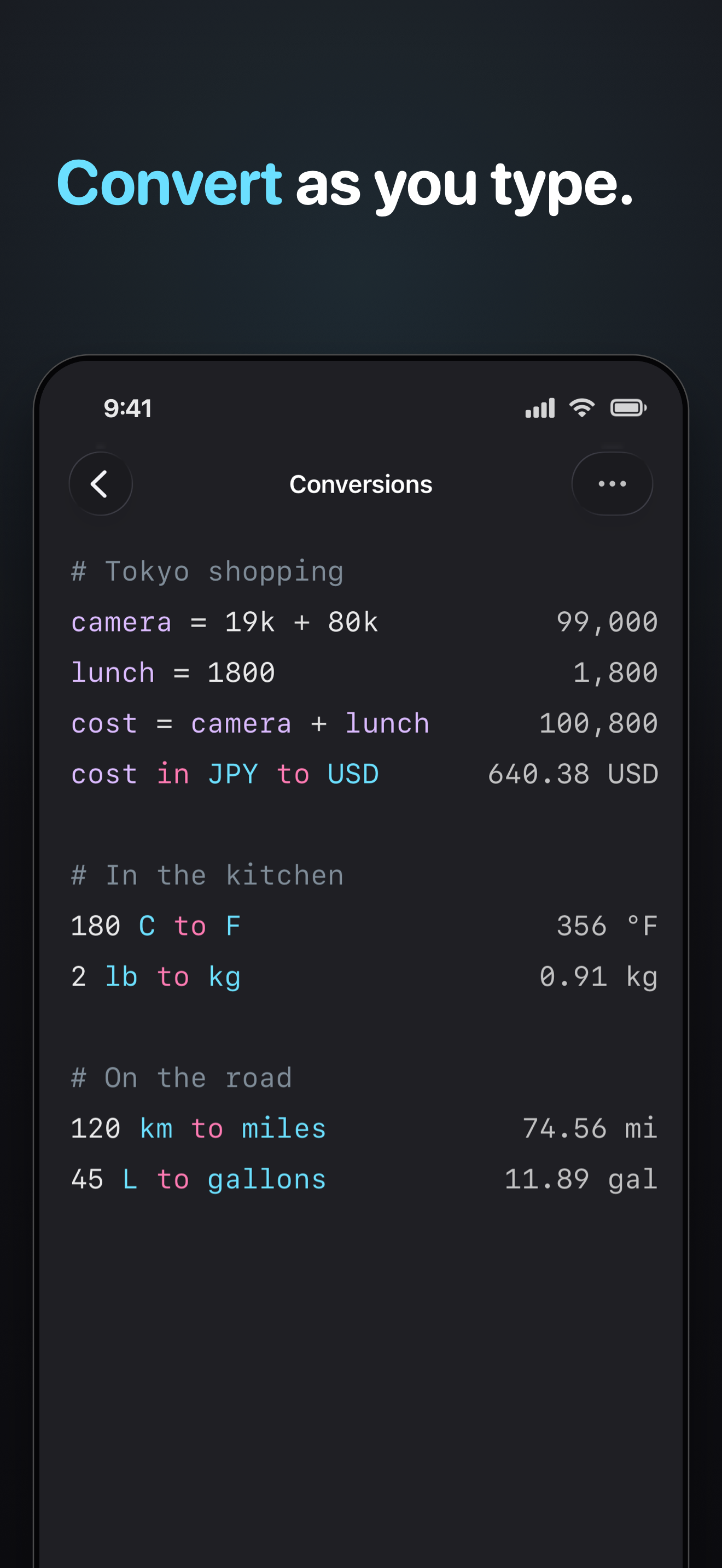 Numline: Calculator Notepad screenshot 4