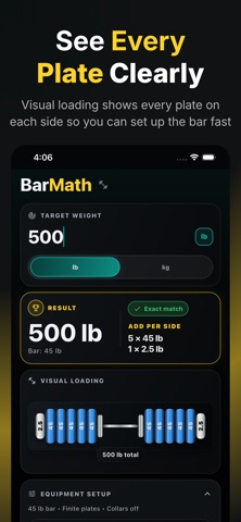 BarMath: Plate Calculator screenshot 2
