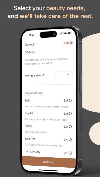 Letmeglam: On Demand Salon App Screenshot
