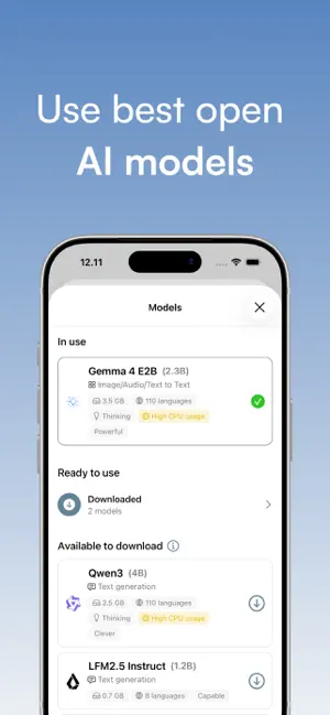 NobodyWho Chat screenshot 2