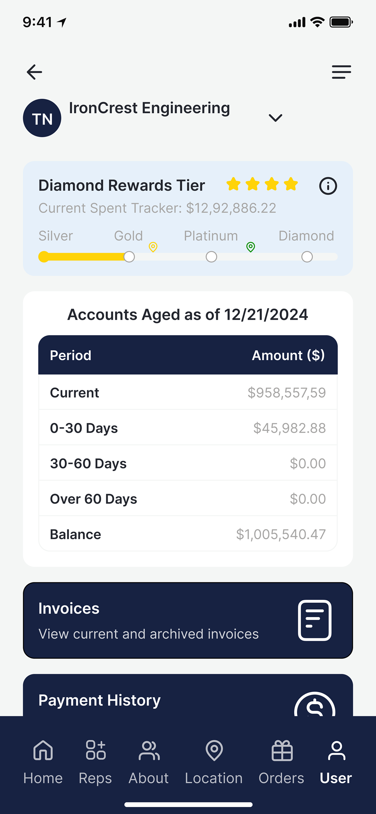 SRM 360 Customer Portal screenshot 5