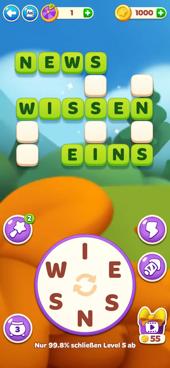 Word Spells: Game for Adults iOS Mod IPA screenshot 1 - iOS game interface