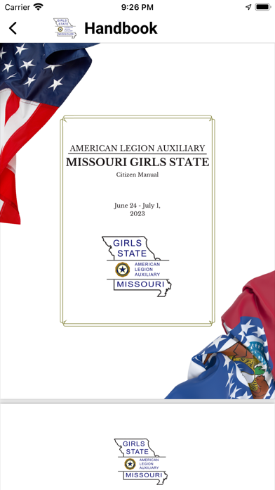 Missouri Girls State Screenshot