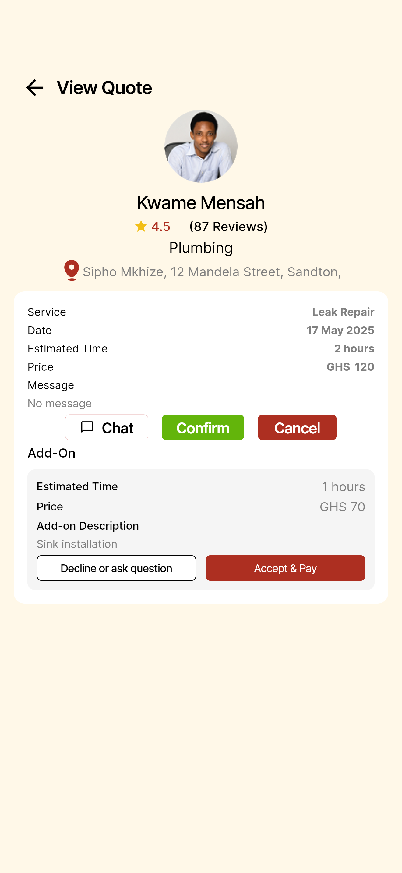 Bizella: Ghana Home Services