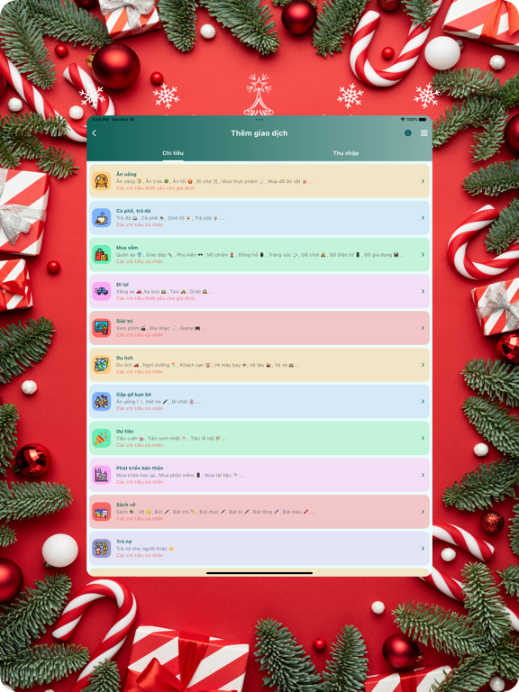 iMoney: Quản Lý Chi Tiêu iPad screenshot
