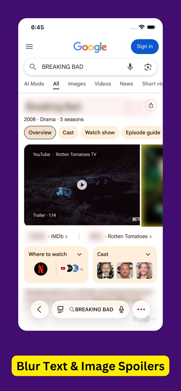 iPhone screenshot