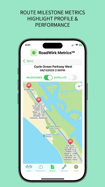 RoadWirk Metrics™  Fitness App screenshot-8