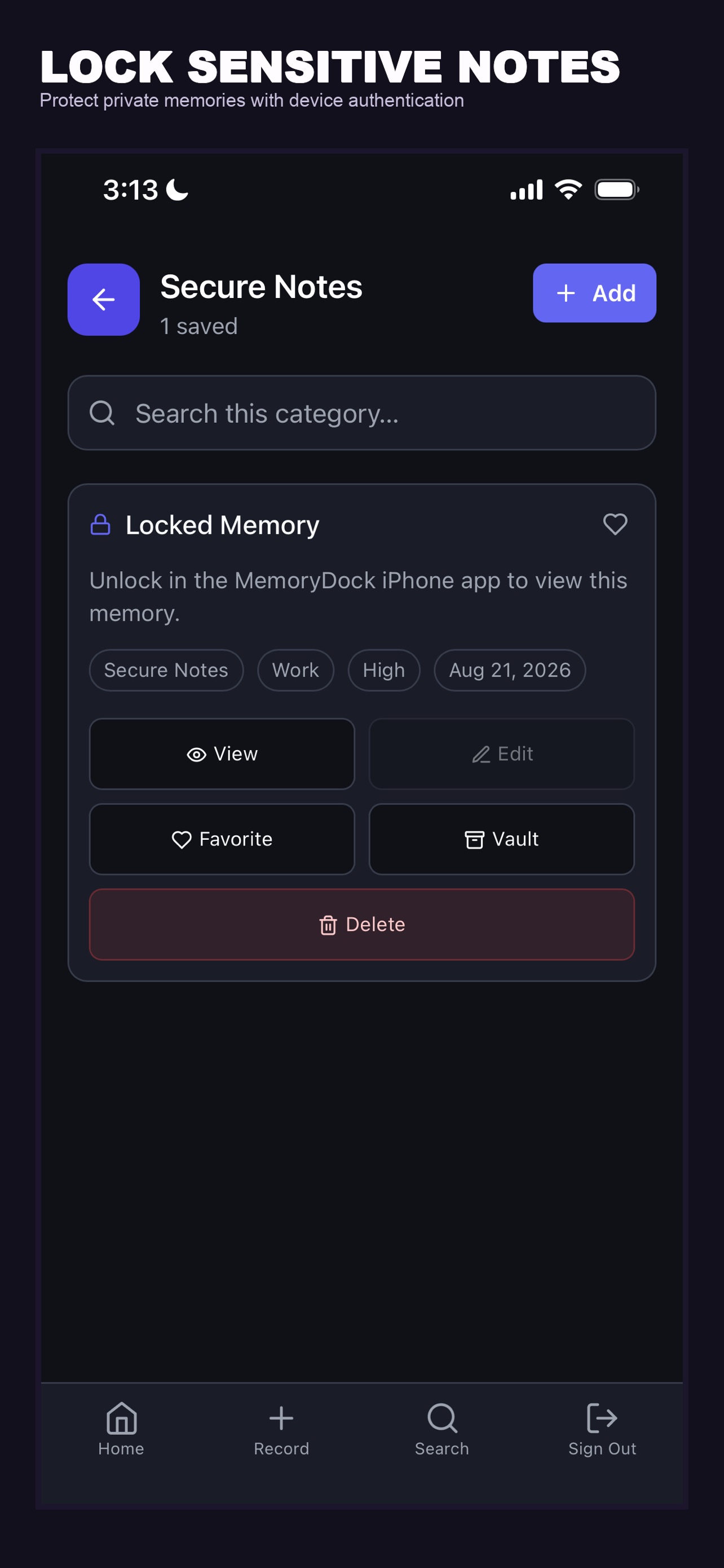Screenshot 5 of MemoryDock: Notes & Lists