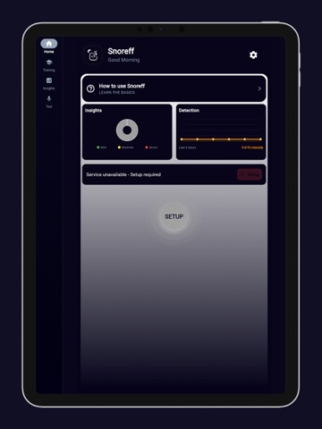 Snoreff: Snore Detection AI iPad screenshot