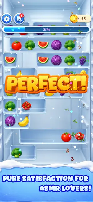 Chill Shelves: Food Puzzle screenshot 1