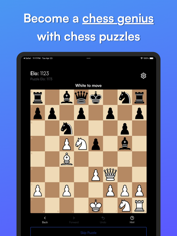 Screenshot #4 pour Tactiques de puzzles d'échecs