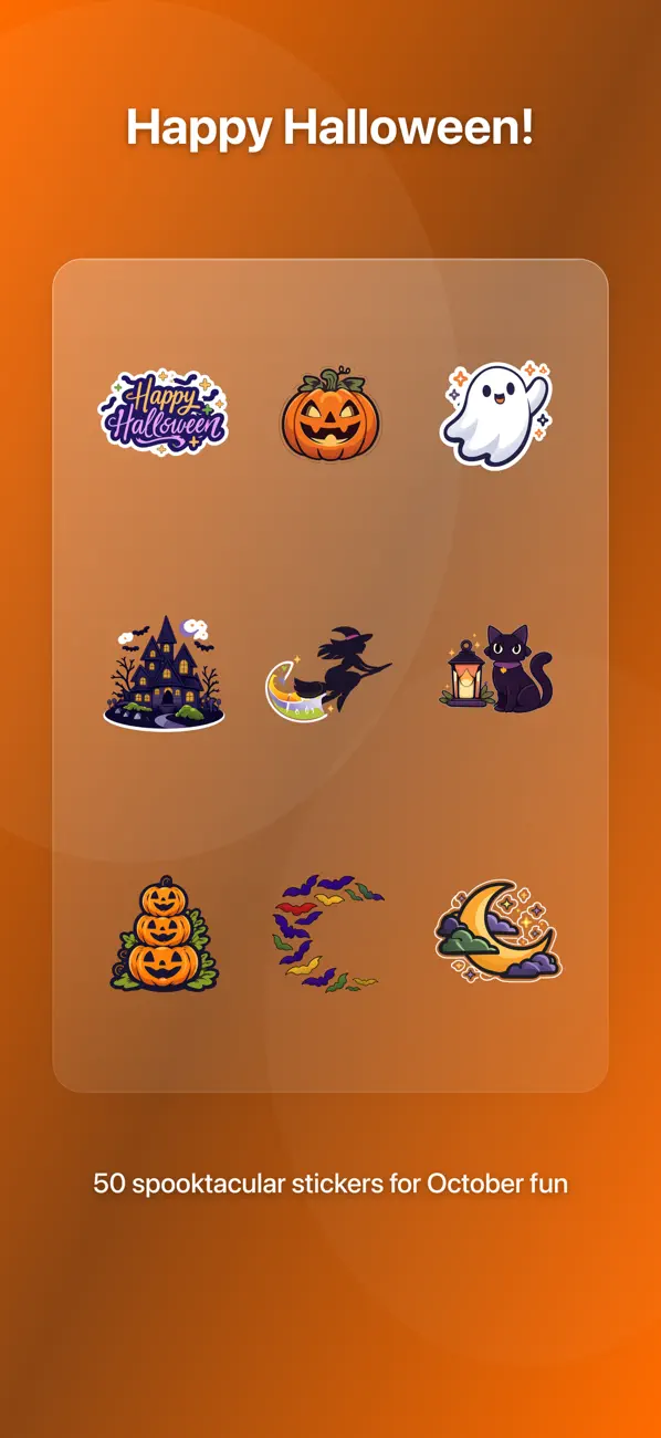 Screenshot #1 pour Halloween Pack - Stickers