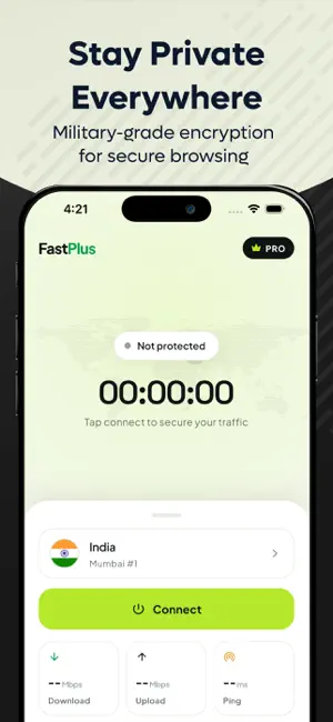 FastPlus VPN: Fast & Secure screenshot 1